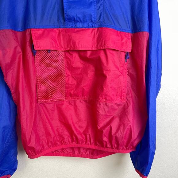 Nike Lab ACG Anorak Pullover Mens Small Hyper Royal Rush Pink Outdoors Pocket - Picture 6 of 9